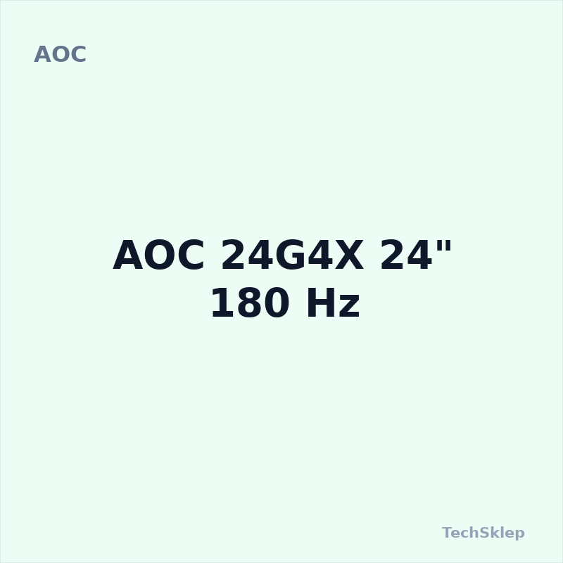 Monitor AOC 24G4X 24" 180 Hz